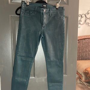 Hudson waxed coated jeans